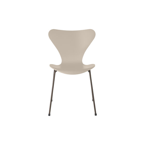 Serie 7&trade; 3107 lakkert stol, light beige/brown bronze, Fritz Hansen