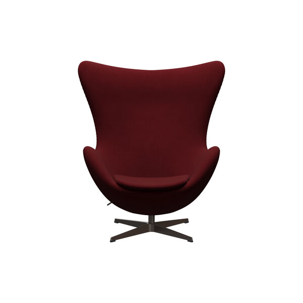 Egg&trade; 3316 loungestol, Christianshavn 1140 red uni/brown bronze, Fritz Hansen
