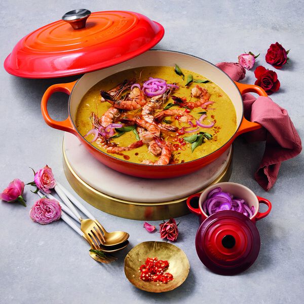 Signature st&oslash;pejern buffetgryte 30 cm, volcanic, Le Creuset