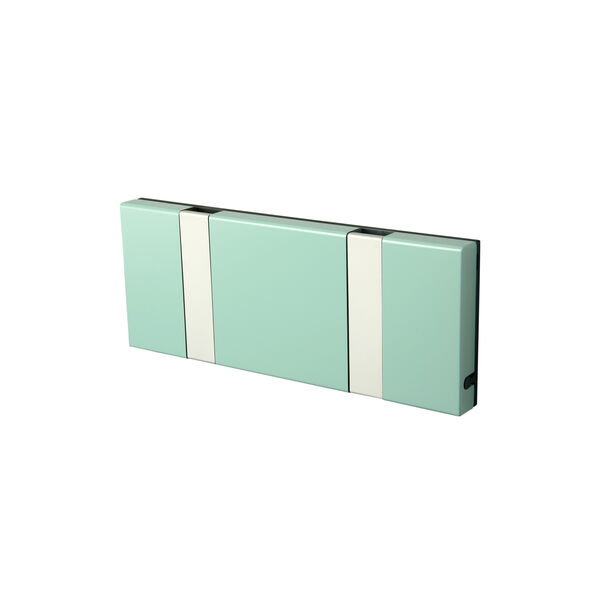 KNAX vannrett 2 knaggrekke, green tea/gr&aring;, LoCa