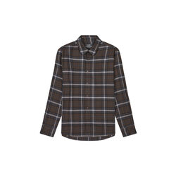 Cotton Flannel Check Sune Shirt, demitasse check, Mads Nørgaard