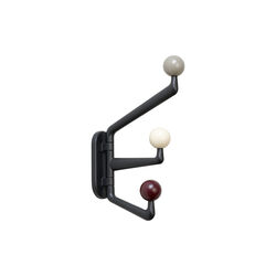 Capture SC74 3-armet knagg, graphite/multi colour, &Tradition