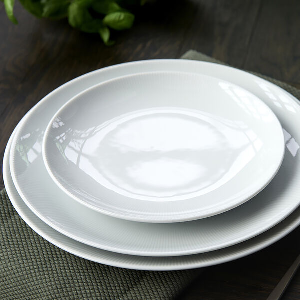 Eventail flat tallerken Ø 28 cm, hvit, Pillivuyt