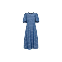 NUIMANI MIDI DRESS, medium blue denim, N&Uuml;MPH