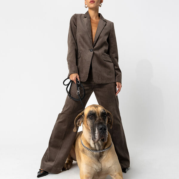 Corduroy suit blazer, dove grey Corduroy suit blazer, dove grey, Coster Copenhagen