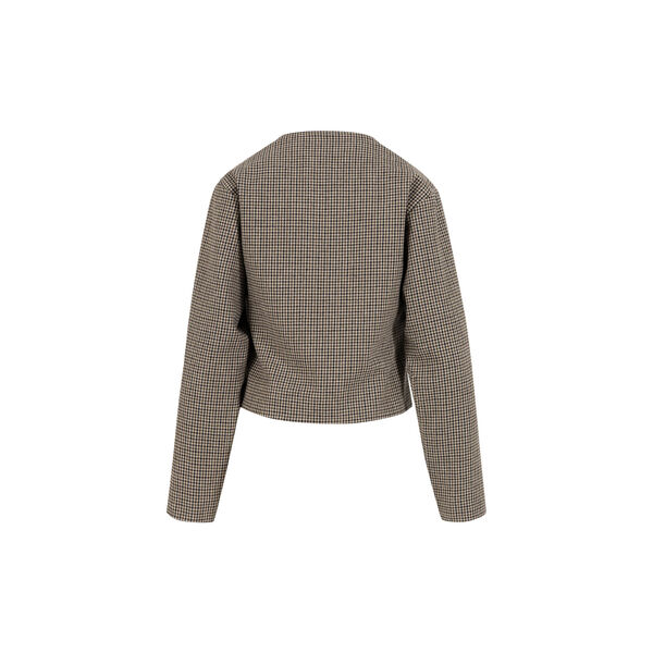 Check jacket, black/ sand mix, Coster Copenhagen
