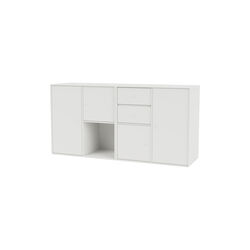 COUPLE bred skjenk, 01 white, Montana Furniture