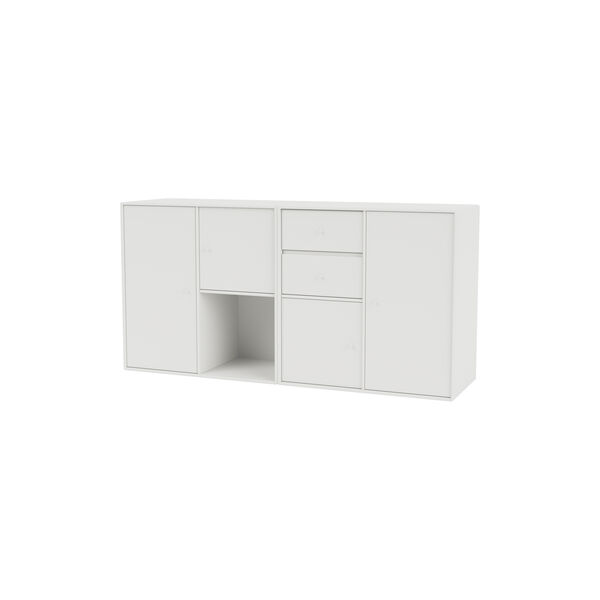 COUPLE bred skjenk, 01 white, Montana Furniture
