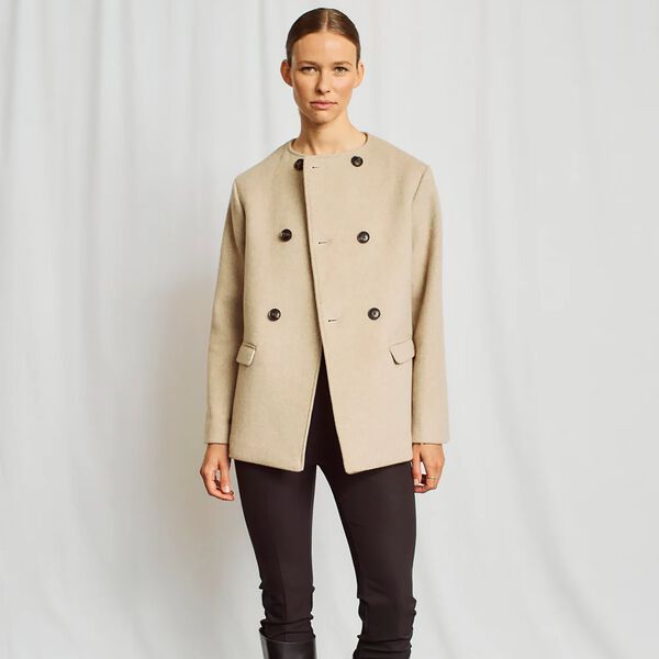 BS Miela Regular Fit blazer, sand, Bruun & Stengade