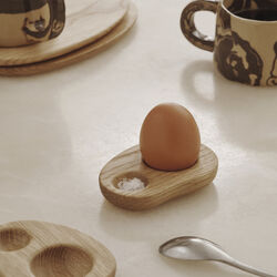 Cairn eggekopp 2 stk., nature, Ferm Living