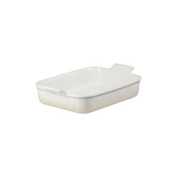 Heritage rektangul&aelig;rt fat 32 cm, meringue