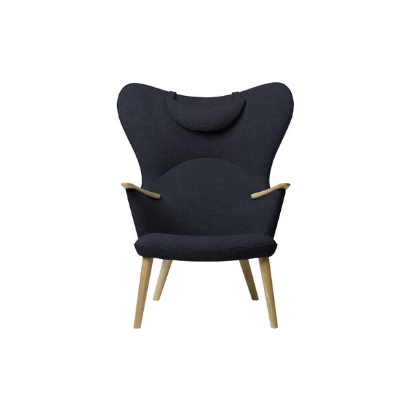 CH78 Mama Bear loungestol, navy/s&aring;pebehandlet eik, Carl Hansen & S&oslash;n