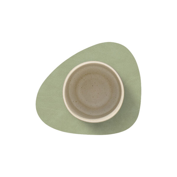 Nupo glassbrikke Curve, olive green, LIND DNA