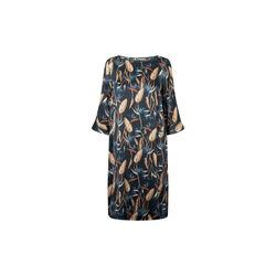 Cameron dress, blue print, PBO