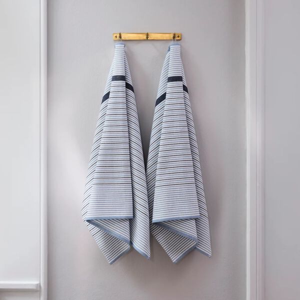 COMET Tea Towel | Blue Hour | Kj&oslash;kkenh&aring;ndkle, Georg Jensen Damask