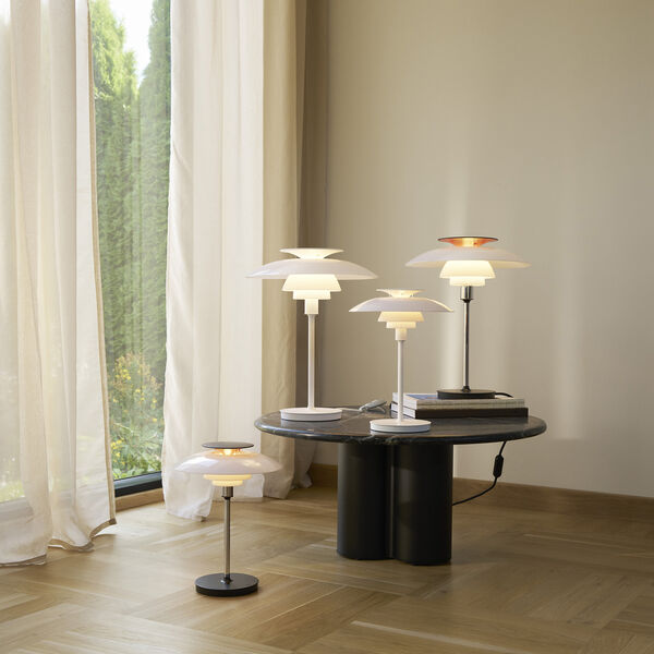 PH 80 Portable Lamp, opal white/white, Louis Poulsen