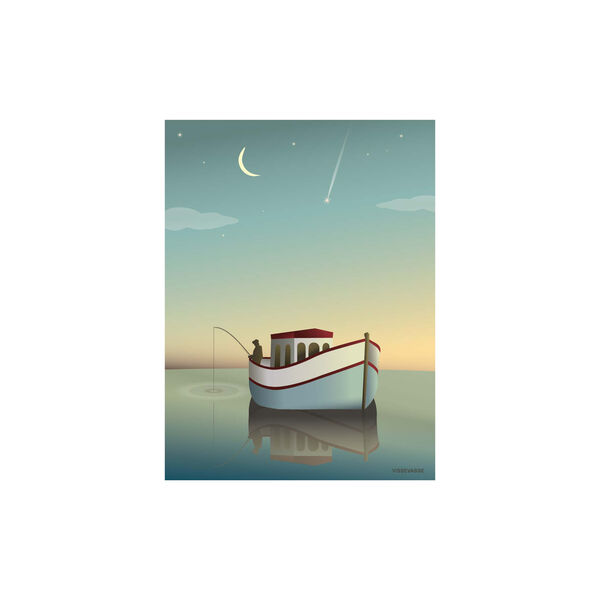 The Fisherman plakat, 50x70 cm, ViSSEVASSE