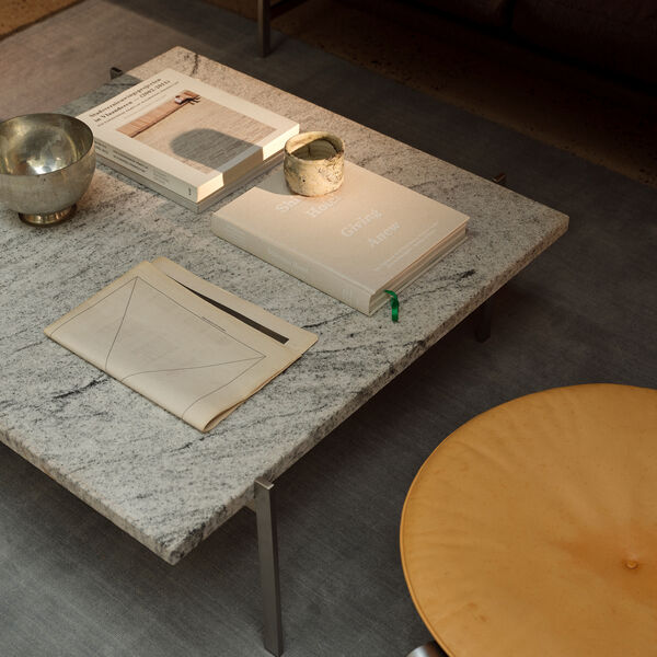 PK61&trade; Coffee Table, grey-white, Fritz Hansen