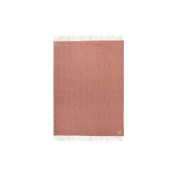 Herringbone ullpledd, faded brick, Gant