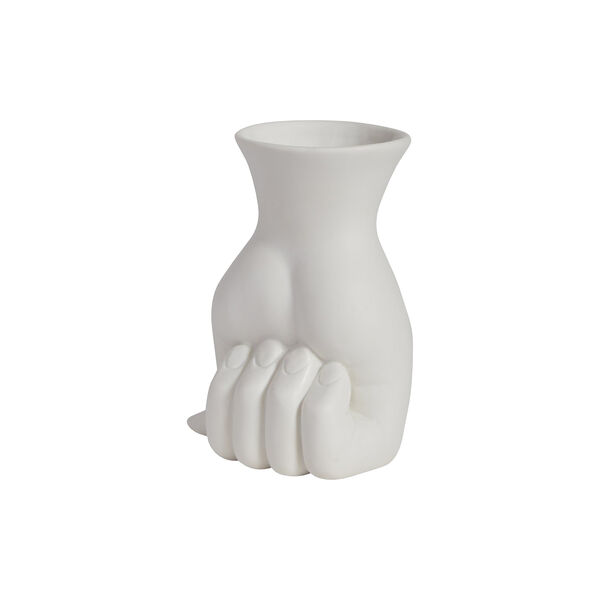 Marcel vase, white, Jonathan Adler