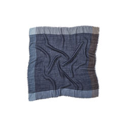 Ekko Wica Stort skjerf, mørkeblå, Becksöndergaard