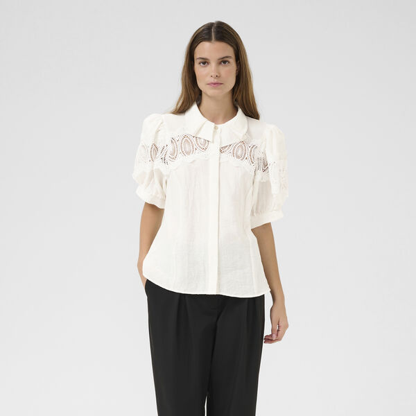 KBUrith Frosty Blouse, egret, Karen by Simonsen