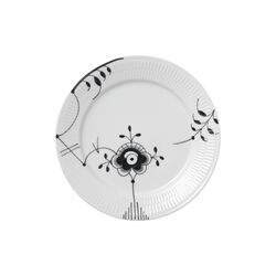 Sort Mega Riflet tallerken, 27 cm, Royal Copenhagen