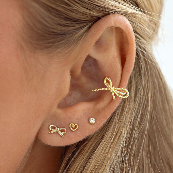 Orla - Small Crystal Stud &oslash;reringer, gull, timi of Sweden