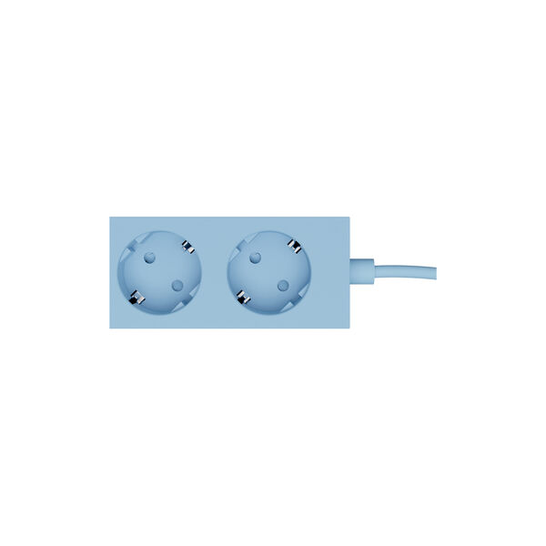 Power Bar 2 meters, powder blue, Pedestal