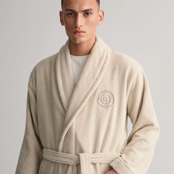 CREST morgenkåpe, putty, Gant