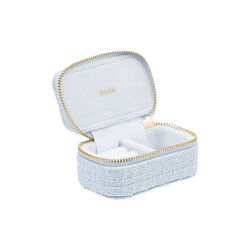 Tweed Jewellery Box Micro, cool baby blue, DARK department