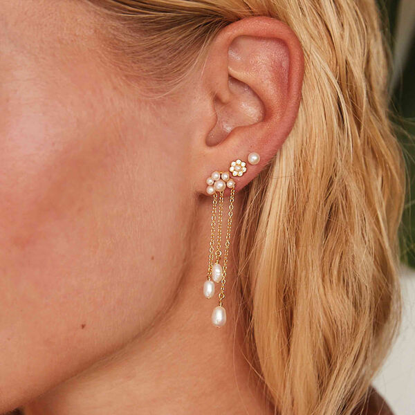 Aya Flower Studs, Hultquist Copenhagen