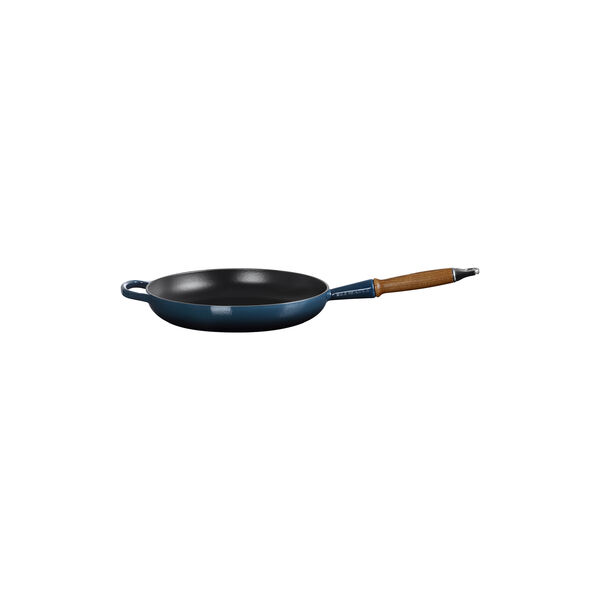 Signature st&oslash;pejern stekepanne med treh&aring;ndtak &Oslash; 28 cm, nuit, Le Creuset