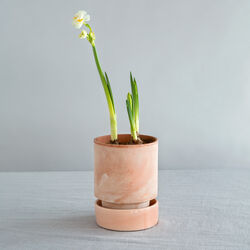 Hoff GLAZED underfat, quartz rose, Bergs Potter