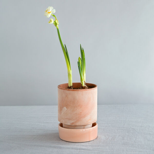 Hoff GLAZED underfat, quartz rose, Bergs Potter