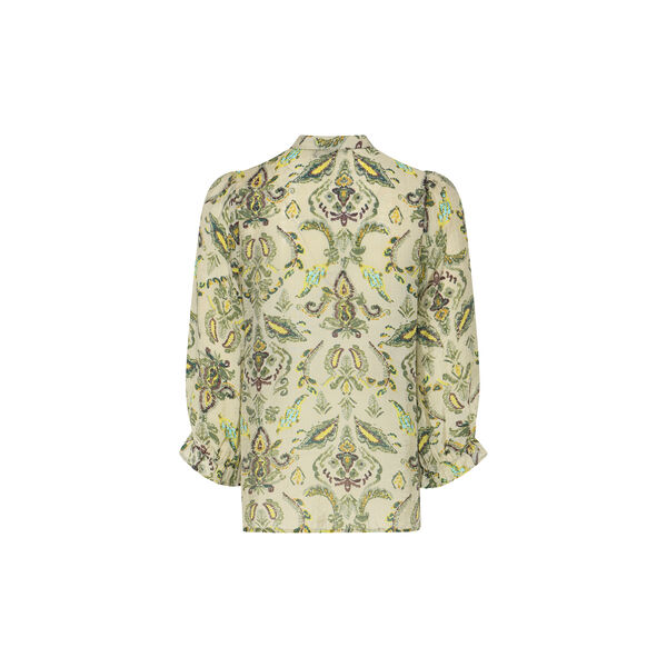 DuscleBBVivana shirt, multi green print, Bruuns Bazaar