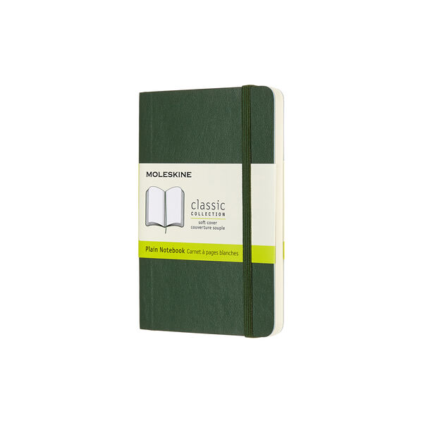 Classic Notebook blanke sider, grønn Classic Notebook blanke sider, grønn, Moleskine