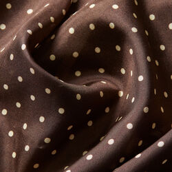 Ditsa Twill Sia-skjerf, varm fudge brun, Becksöndergaard