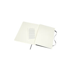 Classic Double Notebook linjert/blank, sort, Moleskine