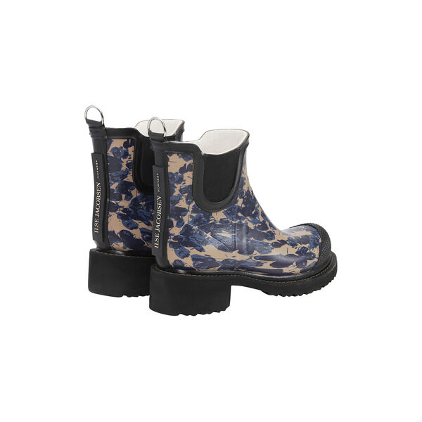 Short Rubber Boot | Beige Butterfly | Gummist&oslash;vel, Ilse Jacobsen Hornb&aelig;k