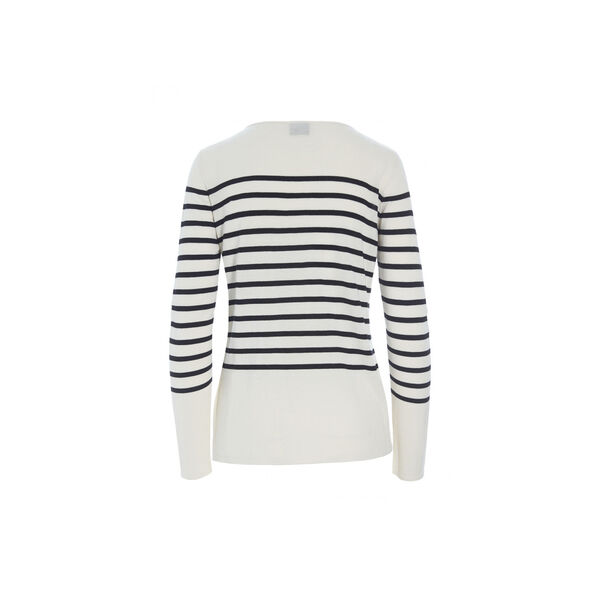 Bloom Strikkebluse, canvas/black stripe, BITTE KAI RAND