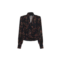 GZleean P blouse, dark roses, Gestuz