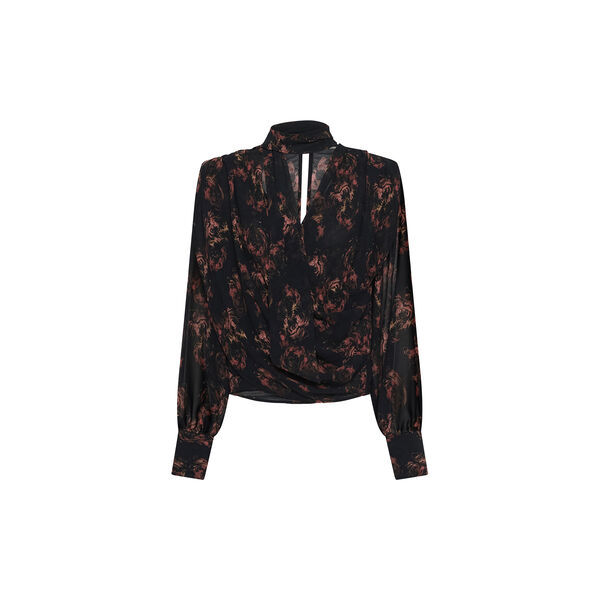 GZleean P blouse, dark roses, Gestuz