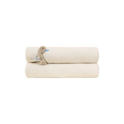 PAPERINA LIGHT BLUE Soft bamboo pledd 75x100cm, Frati Home