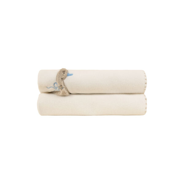 PAPERINA LIGHT BLUE Soft bamboo pledd 75x100cm, Frati Home
