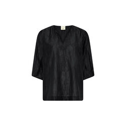 Tailer blouse, black, Heartmade