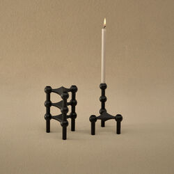 Stoff Nagel vase, sort, STOFF Nagel