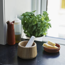Craft Mortar & Pestle, white, Normann Copenhagen