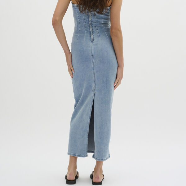 AyoMW 158  Denim Dress, light blue wash, My Essential Wardrobe