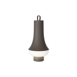 Tomoshi Portable Table Lamp, dark brown, Louis Poulsen